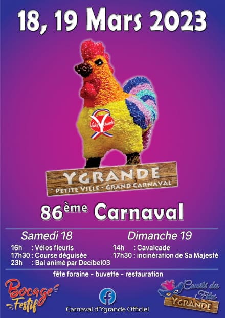 Poste de secours Carnaval Corso Fleuri affiche